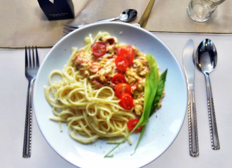 Spaghetti mit Bärlauchsauce Rezept zum selber machen